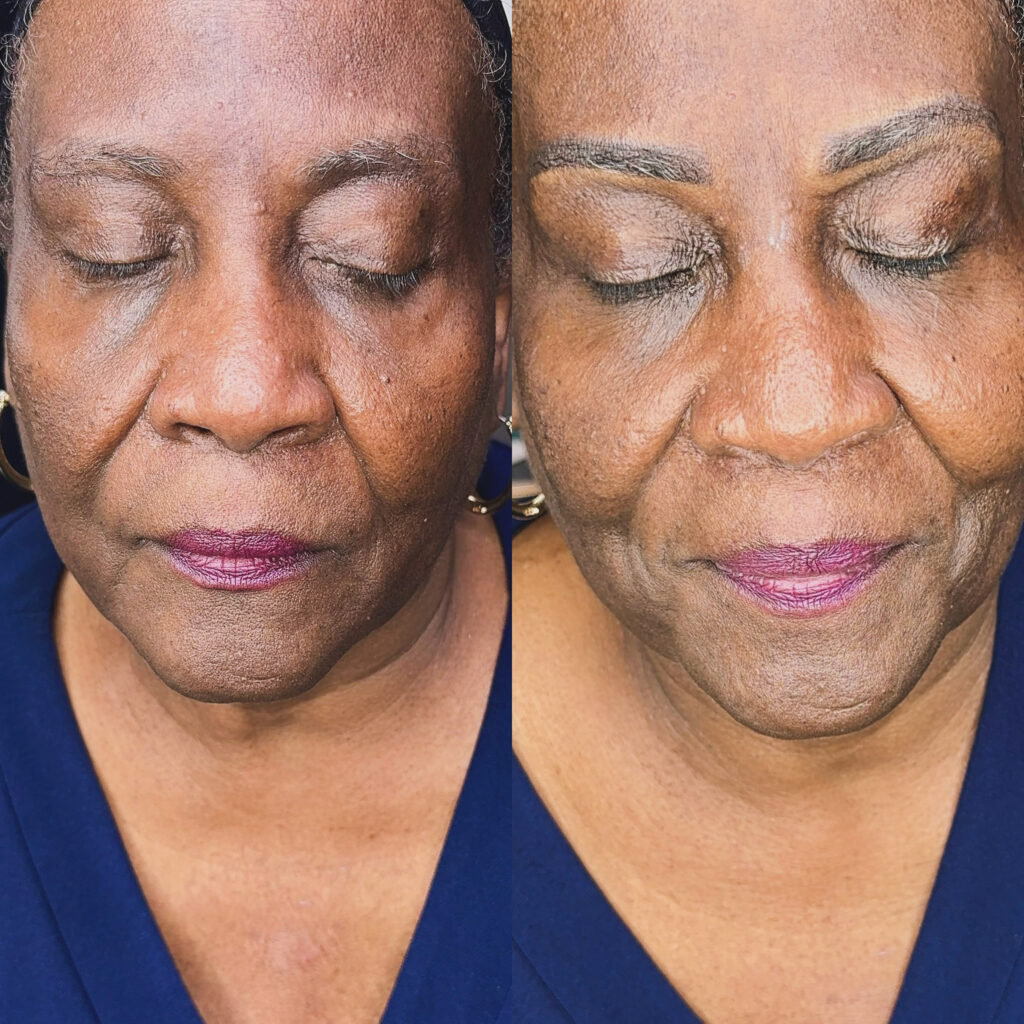 Ombré powder brows in St. Louis 